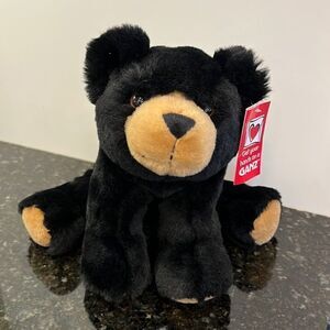 Ganz Black Bear-Leo. Size 13”. NWT